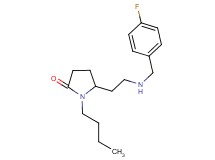 1-butyl-5-{2-[(4-fluorobenzyl)amino]ethyl}-2-pyrrolidinone