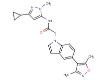 N-(3-cyclopropyl-1-methyl-1H-pyrazol-5-yl)-2-[5-(3,5-dimethylisoxazol-4-yl)-1H-indol-1-yl]acetamide