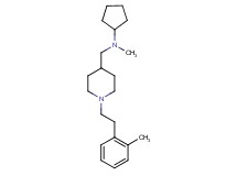 N-methyl-N-({1-[2-(2-methylphenyl)ethyl]-4-piperidinyl}methyl)cyclopentanamine