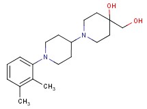 1'-(2,3-dimethylphenyl)-4-(hydroxymethyl)-1,4'-bipiperidin-4-ol