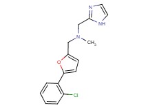 1-[5-(2-chlorophenyl)-2-furyl]-N-(1H-imidazol-2-ylmethyl)-N-methylmethanamine