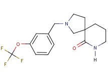 2-[3-(trifluoromethoxy)benzyl]-2,7-diazaspiro[4.5]decan-6-one