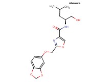 2-[(1,3-benzodioxol-5-yloxy)methyl]-N-[(1S)-1-(hydroxymethyl)-3-methylbutyl]-1,3-oxazole-4-carboxamide