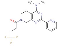 N,N-dimethyl-2-pyridin-2-yl-7-(4,4,4-trifluorobutanoyl)-5,6,7,8-tetrahydropyrido[3,4-d]pyrimidin-4-amine