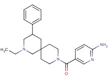 5-[(2-ethyl-4-phenyl-2,9-diazaspiro[5.5]undec-9-yl)carbonyl]-2-pyridinamine