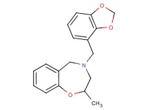 4-(1,3-benzodioxol-4-ylmethyl)-2-methyl-2,3,4,5-tetrahydro-1,4-benzoxazepine