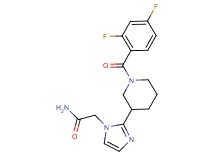 2-{2-[1-(2,4-difluorobenzoyl)piperidin-3-yl]-1H-imidazol-1-yl}acetamide