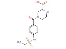 4-{4-[(ethylsulfonyl)amino]benzoyl}piperazine-2-carboxylic acid