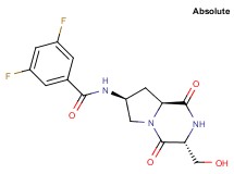 3,5-difluoro-N-[(3R,7S,8aS)-3-(hydroxymethyl)-1,4-dioxooctahydropyrrolo[1,2-a]pyrazin-7-yl]benzamide