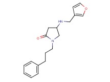 4-[(3-furylmethyl)amino]-1-(3-phenylpropyl)-2-pyrrolidinone