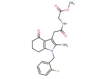 methyl N-{[1-(2-fluorobenzyl)-2-methyl-4-oxo-4,5,6,7-tetrahydro-1H-indol-3-yl]acetyl}glycinate