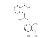 2-{[[(4-methoxy-3,5-dimethylpyridin-2-yl)methyl](methyl)amino]methyl}nicotinic acid