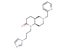 (4aS*,8aR*)-1-[3-(1H-imidazol-1-yl)propyl]-6-(pyridin-2-ylmethyl)octahydro-1,6-naphthyridin-2(1H)-one