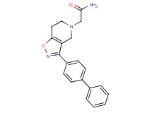 2-(3-biphenyl-4-yl-6,7-dihydroisoxazolo[4,5-c]pyridin-5(4H)-yl)acetamide