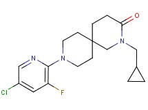 9-(5-chloro-3-fluoropyridin-2-yl)-2-(cyclopropylmethyl)-2,9-diazaspiro[5.5]undecan-3-one