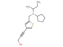 3-(5-{[sec-butyl(cyclopentyl)amino]methyl}-3-thienyl)prop-2-yn-1-ol
