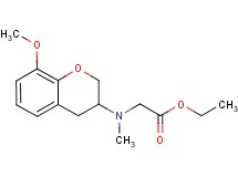 ethyl N-(8-methoxy-3,4-dihydro-2H-chromen-3-yl)-N-methylglycinate