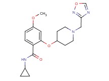 N-cyclopropyl-4-methoxy-2-{[1-(1,2,4-oxadiazol-3-ylmethyl)piperidin-4-yl]oxy}benzamide