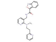 N-({2-[methyl(2-pyridin-2-ylethyl)amino]pyridin-3-yl}methyl)-2,1-benzisoxazole-3-carboxamide