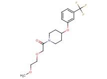 1-[(2-methoxyethoxy)acetyl]-4-[3-(trifluoromethyl)phenoxy]piperidine