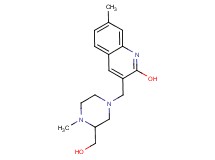 3-{[3-(hydroxymethyl)-4-methyl-1-piperazinyl]methyl}-7-methyl-2-quinolinol
