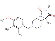 5-[1-(4-methoxy-2,3-dimethylbenzyl)-4-piperidinyl]-5-methyl-2,4-imidazolidinedione