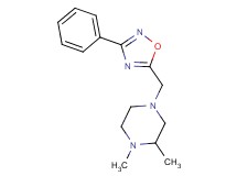 1,2-dimethyl-4-[(3-phenyl-1,2,4-oxadiazol-5-yl)methyl]piperazine