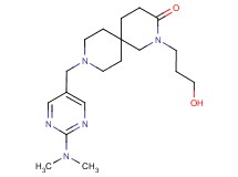 9-{[2-(dimethylamino)pyrimidin-5-yl]methyl}-2-(3-hydroxypropyl)-2,9-diazaspiro[5.5]undecan-3-one