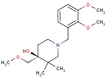 (4S*)-1-(2,3-dimethoxybenzyl)-4-(methoxymethyl)-3,3-dimethylpiperidin-4-ol