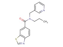 N-propyl-N-(pyridin-3-ylmethyl)-1,3-benzothiazole-6-carboxamide