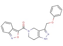 5-(2,1-benzisoxazol-3-ylcarbonyl)-3-(phenoxymethyl)-4,5,6,7-tetrahydro-1H-pyrazolo[4,3-c]pyridine