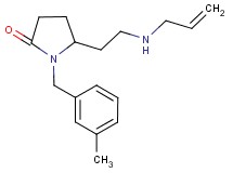 5-[2-(allylamino)ethyl]-1-(3-methylbenzyl)-2-pyrrolidinone