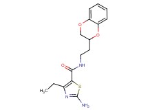2-amino-N-[2-(2,3-dihydro-1,4-benzodioxin-2-yl)ethyl]-4-ethyl-1,3-thiazole-5-carboxamide
