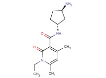 N-[rel-(1R,3R)-3-aminocyclopentyl]-1-ethyl-4,6-dimethyl-2-oxo-1,2-dihydro-3-pyridinecarboxamide hydrochloride