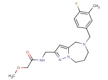 N-{[5-(4-fluoro-3-methylbenzyl)-5,6,7,8-tetrahydro-4H-pyrazolo[1,5-a][1,4]diazepin-2-yl]methyl}-2-methoxyacetamide