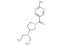 N,N-diethyl-1-[(2-methylpyrimidin-5-yl)carbonyl]pyrrolidin-3-amine