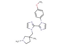 1-[(1,3-dimethylpyrrolidin-3-yl)methyl]-1'-(4-methoxyphenyl)-1H,1'H-2,2'-biimidazole