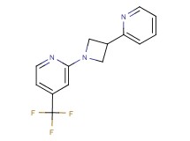 2-[3-(2-pyridinyl)-1-azetidinyl]-4-(trifluoromethyl)pyridine