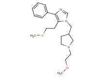 1-{[1-(2-methoxyethyl)pyrrolidin-3-yl]methyl}-5-[2-(methylthio)ethyl]-4-phenyl-1H-imidazole