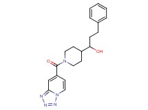 3-phenyl-1-[1-(tetrazolo[1,5-a]pyridin-7-ylcarbonyl)-4-piperidinyl]-1-propanol