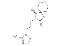 3-[3-(5-methyl-1H-tetrazol-1-yl)propyl]-1,3,8-triazaspiro[4.5]decane-2,4-dione