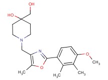 4-(hydroxymethyl)-1-{[2-(4-methoxy-2,3-dimethylphenyl)-5-methyl-1,3-oxazol-4-yl]methyl}piperidin-4-ol