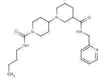 N~1~'-butyl-N~3~-(2-pyridinylmethyl)-1,4'-bipiperidine-1',3-dicarboxamide