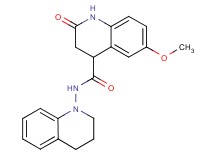 N-(3,4-dihydro-1(2H)-quinolinyl)-6-methoxy-2-oxo-1,2,3,4-tetrahydro-4-quinolinecarboxamide