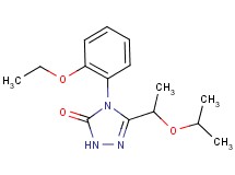 4-(2-ethoxyphenyl)-5-(1-isopropoxyethyl)-2,4-dihydro-3H-1,2,4-triazol-3-one