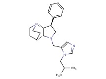 (2R*,3S*,6R*)-5-[(1-isobutyl-1H-imidazol-5-yl)methyl]-3-phenyl-1,5-diazatricyclo[5.2.2.0~2,6~]undecane