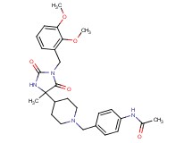 N-[4-({4-[1-(2,3-dimethoxybenzyl)-4-methyl-2,5-dioxo-4-imidazolidinyl]-1-piperidinyl}methyl)phenyl]acetamide