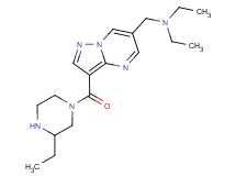 N-ethyl-N-({3-[(3-ethylpiperazin-1-yl)carbonyl]pyrazolo[1,5-a]pyrimidin-6-yl}methyl)ethanamine