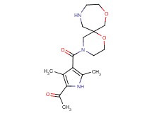 1-[4-(1,8-dioxa-4,11-diazaspiro[5.6]dodec-4-ylcarbonyl)-3,5-dimethyl-1H-pyrrol-2-yl]ethanone