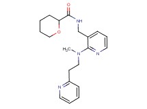 N-[(2-{methyl[2-(2-pyridinyl)ethyl]amino}-3-pyridinyl)methyl]tetrahydro-2H-pyran-2-carboxamide